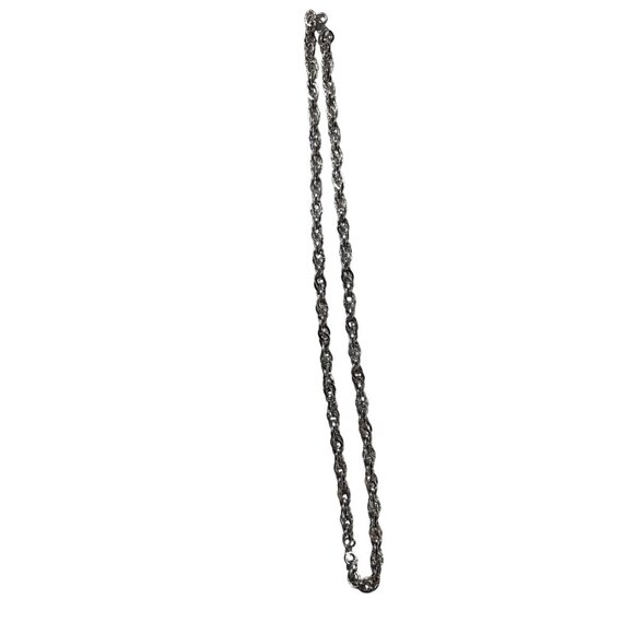 Necklace Sarah Coventry Silver-Tone Rope Chain Womens Jewelry classic - Picture 2 of 4